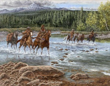 indios americanos occidentales 74 Pinturas al óleo